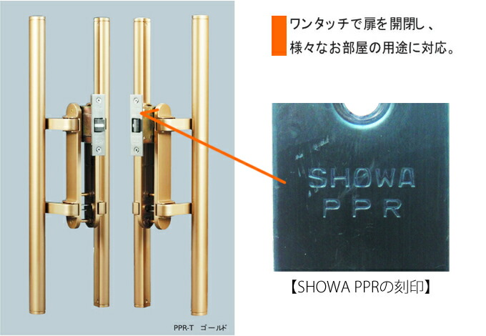 SHOWA PPR-Tシリーズ プッシュプル錠