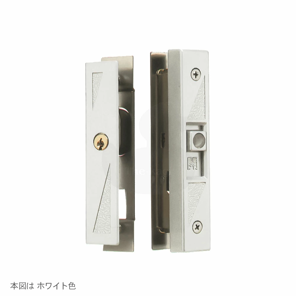 新日軽 召合錠 KH-97代品(296H-5) WEST 扉厚28-33mm キー3本付【アルミサッシ 引戸錠】【S8DL319 H8DL319】【Kｼﾘｰｽﾞ KH97代】