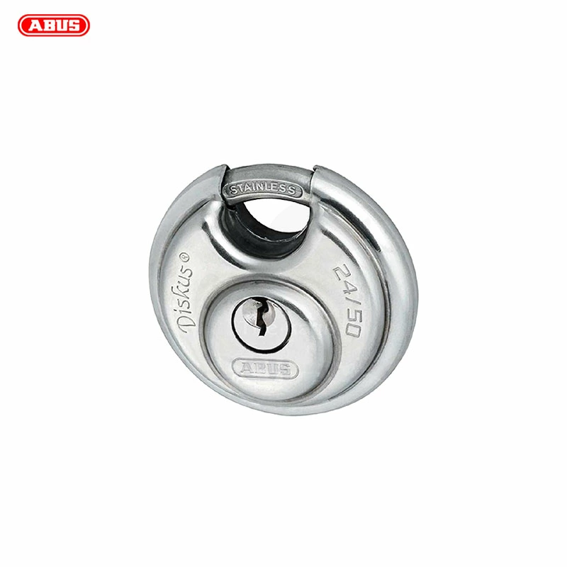 ABUS 南京錠 Diskus ディスカス 24IB/50 キー3本付 鍵穴カバー付 ピンシリンダー式【アバス パドロック】
