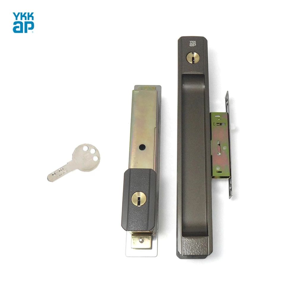 YKK 引戸錠 YB HHJ-0881 キー5本付 玄関引戸 れん樹 2枚建用 召合せ外締り錠 戸先内外締り錠 WEST製【YKK AP メンテナンス部品】
