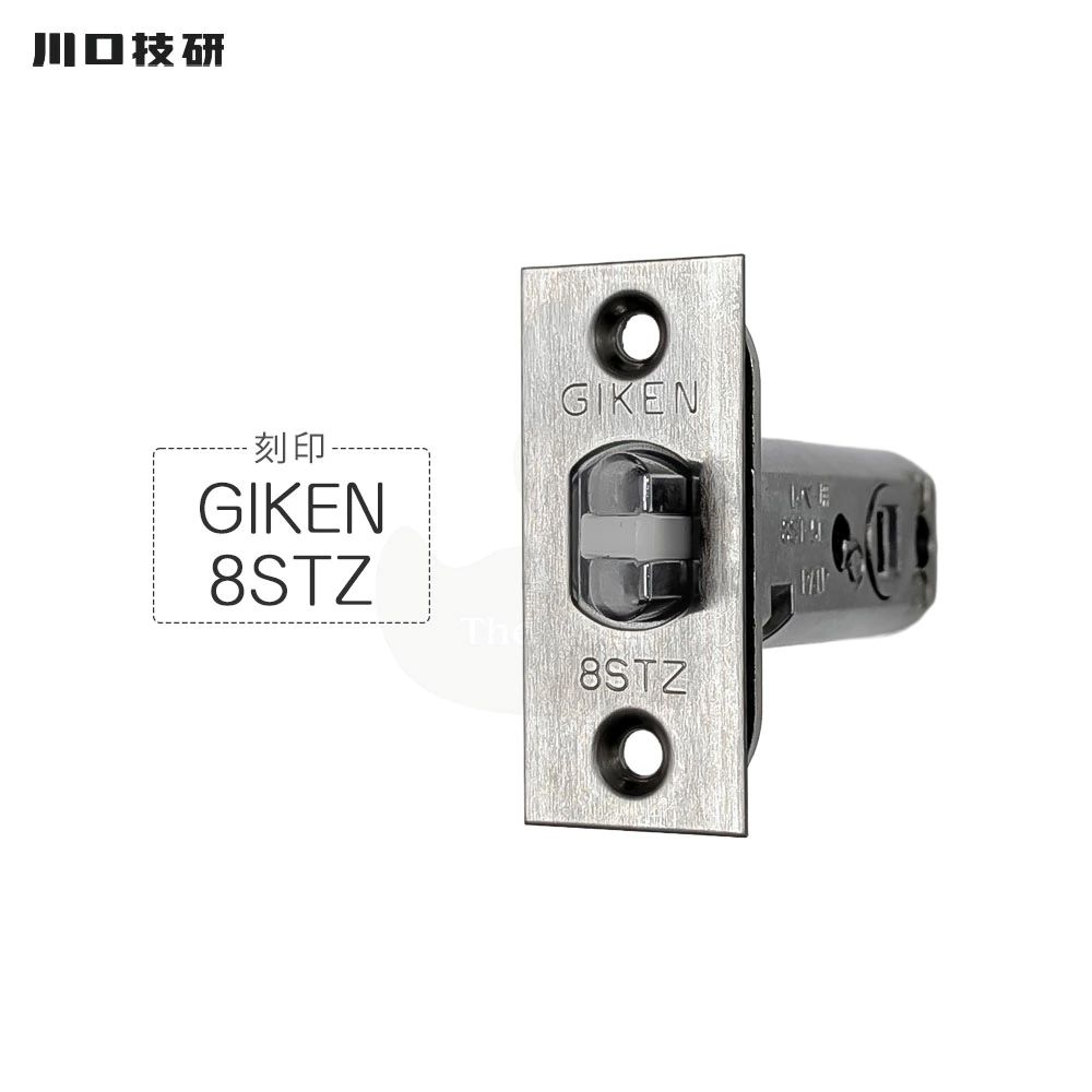 GIKEN 錠ケース 8ST-51Z 角 バックセット51mm 左右勝手兼用 室内 8STチューブラ錠 角フロント BS51 LZ/AL用【技研 メンテナンス 部品】