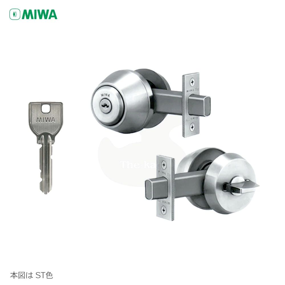 美和ロック チューブラ―本締錠 U9 TH-1 キー3本付 扉厚27〜49mm【MIWA TH】【ALPHA WEST GOAL SHOWA 長沢】