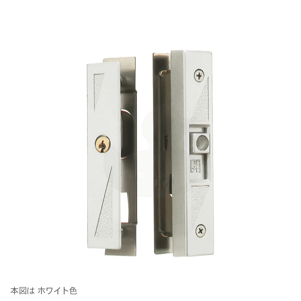 新日軽 召合錠 KH-97代品(296H-5) WEST 扉厚28-33mm キー3本付【アルミサッシ 引戸錠】【S8DL319 H8DL319】【Kｼﾘｰｽﾞ KH97代】
