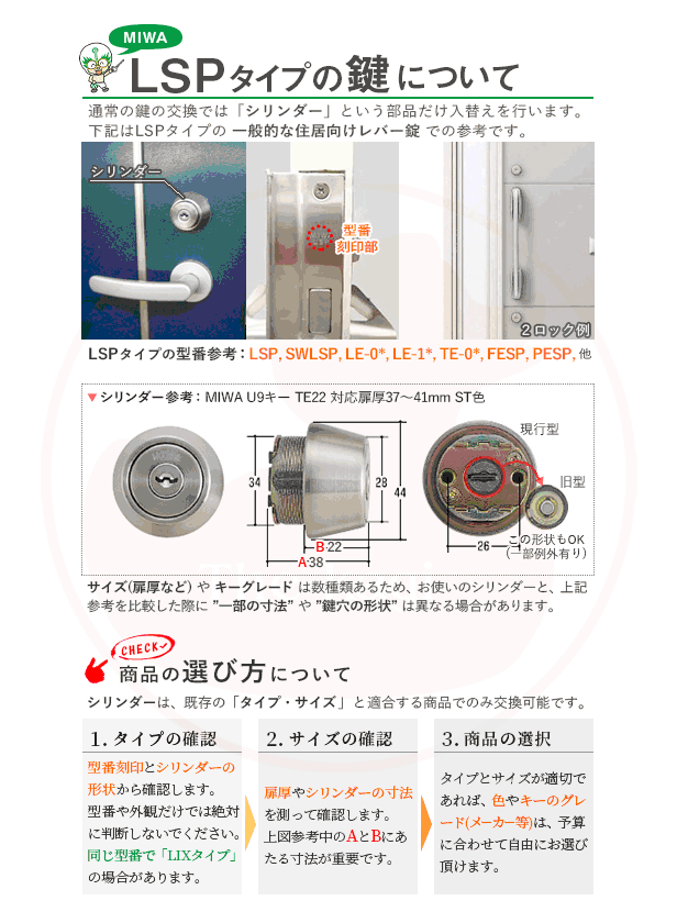 AGENT(エージェント) 大黒製作所 LSP TEO用交換シリンダー ＬＳ５