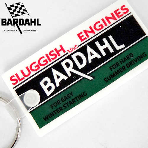 バーダル ロゴ ラバー キーホルダー キーリング【BARDAHL】【キーアクセサリー 雑貨 プレゼント】 The鍵堂