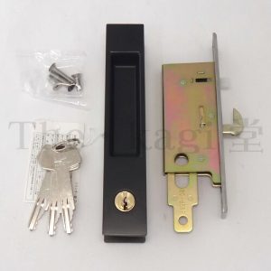 YKKAP 戸先錠 2KH 2HH WEST 扉厚25mm キー3本付【汎用片引き戸 アルミサッシ 引戸錠】【HH-4K16462】 | The鍵堂